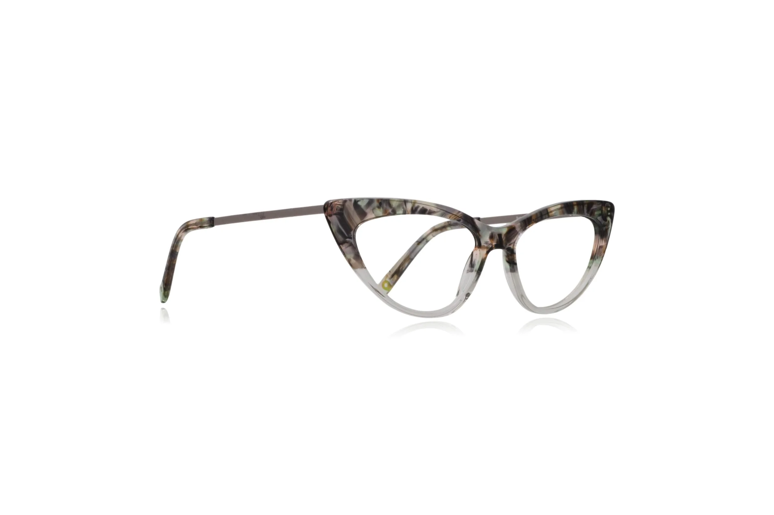 Pemium deadstock angular cateye Rodenstock Betty designer glasses Peep Eyewear
